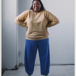 Aliya Wanek Tig sweatshirt, Ochre, sz 2